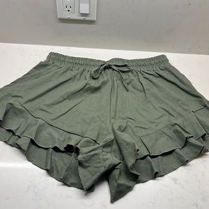 Showpo. flowy linen Shorts
